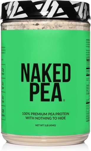 [BRSWG2T6CEFQOHYV] NAKED Pea - Pea Protein Isolate - Plant Based, Vegetarian & Vegan Protein. NSF Certified, Easy to Digest, Non-GMO, No Lactose, No Soy and Gluten Free - 15 Servings