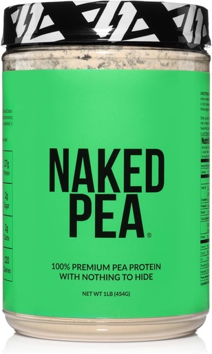 [BRSWG2T6CEFQOHYV] Naked Pea - Pea Protein Isolaat - Plant Based, Vegetarian & Vegan Protein. Gemakkelijk te graven, niet-GMO, geen Lactose, geen soja en glutenvrij - 15 porties