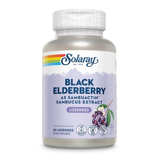 [BRSWIYTYOZ6AKYDI] Solaray - Sambuactin Elderberry Extract, 60 Lozenges