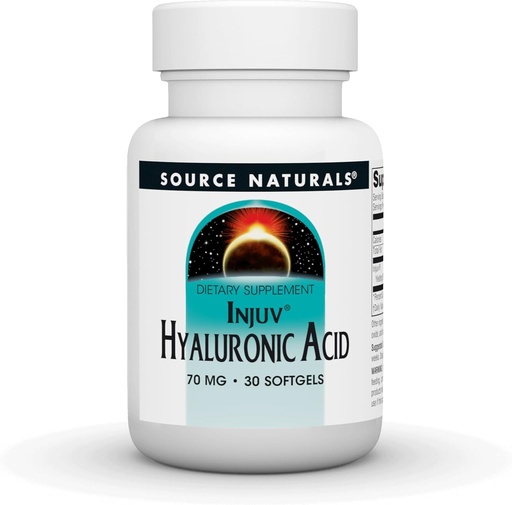 [BRSWIY35AQIRY3DC] Source Naturals Hyaluronic Acid Injuv 70mg - 30 Softgels