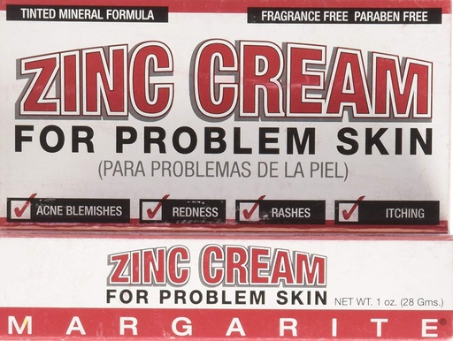 [BRSWK2T3CN6B6EDK] MARGARITE Cosmetics Zinc Cream, 1 Oz (2 Pack)