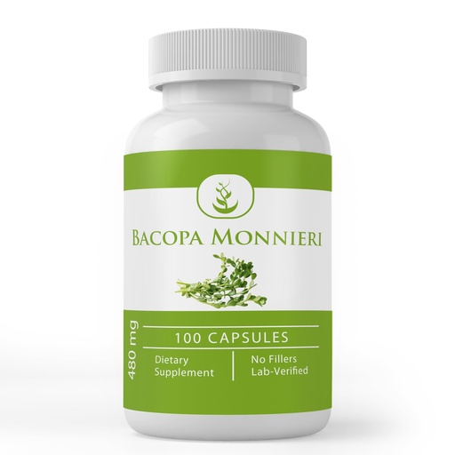 [BRSW2YAPBMBGMDL3] Pure Original Ingredients Bacopa Monnieri, (100 Capsules) Always Pure, No Additives Or Fillers, Lab Verified