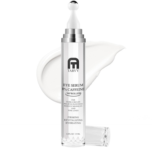 [BRSRAHD4CUHRAE3J] Eye Serum, Under Eye Cream For Dark Circles, 8% Caffeine Eye Serum For Women & Men, Eye Cream Anti Aging With 360° Massage Ball, Eye Cream For Puffiness And Bags Under Eyes, Eye Serum For Fine Lines