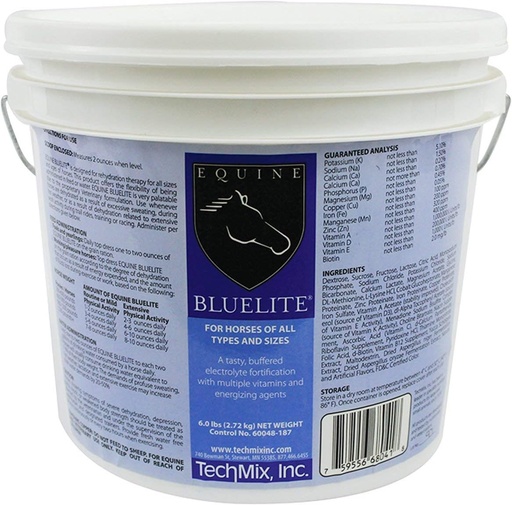[BRSWIYQBBMBRCCD2] TechMix Equine BlueLite Powder, 6 lbs.
