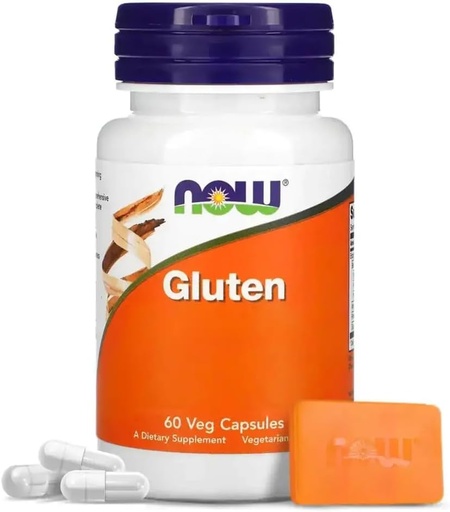 [BRSWIZAAOQBQIYDK] Now Foods, Gluten Digest, 60 Veg Capsules