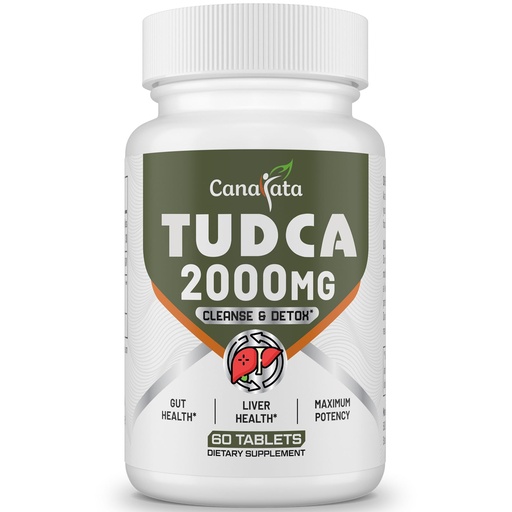 [BRSROH32OUBAKCDA] TUDCA Liver Supplements 2000mg - Strong Bile Salts Support Liver Detox & Cleanse - Liver and Gallbladder Health Formula-Easy to Swallow Tablets-30 Days Supply