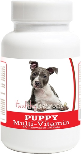 [BRSWGFA3A4CGM337] Sanatos Breeds American Staffordshire Terrier catelus Multivitamine comprimat 60 Conte
