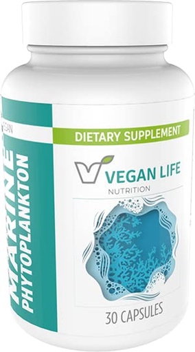 [BRSWYFAYOJ7WYHQZ] Marine Phytoplankton Capsules - Gluten-Free, Vegan and Non-GMO Dietary Supplement with Alpha 3 CMP to Support Cellular Health, Energy, & Vitality - 30 Capsules