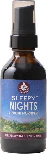[BRSWGFL2OANBY3A7] WishGarden Herbs Sleepy Nights & Fresh Mornings - All-Natural Herbal Sleep Aid Tincture, Organic Sleep Supplement with Passionflower, Hops and Scullcap, Supports Deep Sleep & Healthy Sleep Cycles, 2oz