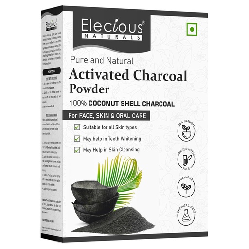 [BRSRMFL3PN6BYCTD] Naturals Activated Charcoal Powder Ideal for Face and Skin Removed Dead Skin, Impurities and Detoxify Skin Coconut Charcoal Powder 100% Natural 200gm