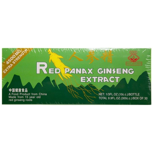 [BRSWIYTQBUHGEHQ5] Global 20 Año Viejo Red Panax Ginseng Extract -Extra Strength- 10ml X 30 Botellas - Value Pack