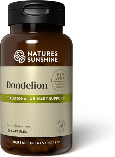 [BRSWIYTQCADQYALC] Nature's Sunshine Dandelion, 100 Capsules, Powerful Herb Supports Digestion, Nourishes The Liver, and Provides Urinary System Support