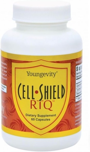[BRSWIF32OEPB4DT6] Youngevity Cell Shield RTQ™ - Turmeric Curcumin (95% Circuminoids), Quercetin, Japanese Knotweed - Highly Bioavailable Antioxidant Blend - 60 Capsules