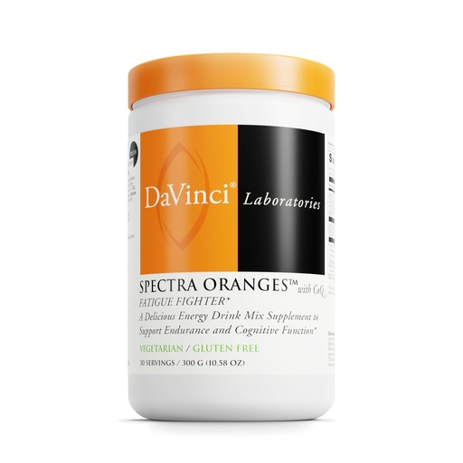 [BRSWIYIQBB7GGC3A] DAVINCI Labs Spectra Orange - Natural Energy Support Drink Supplement - Herbal Extracts Support Endurance, Metabolism & Brain Function - Vegetable & Fruit Powder Supplement - 30 Servings (300 g)