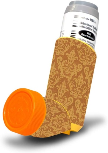 [BRSWGBT7PIPRGCI6] MightySkins Skin for Proventil HFA Asthma Inhaler - Golden Bubbles | Protective, Durable, and Unique Vinyl Decal wrap Cover | Easy to Apply, Remove, and Change Styles | Made in The USA