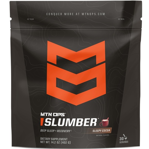 [BRSWGAQNBUNQO3QZ] MTN OPS Slumber Sleep Aid for Muscle Recovery & Deep Sleep, Sleepy Cocoa Sleep Support Powder Drink Mix, 30 Servings