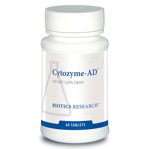 [BRSWIYIZCF5AKHTY] BIOTICS RESEARCH Cytozyme-AD - Adrenal Support Supplement, Promotes HPA Axis Balance, Healthy Stress Response and Calm Energy, SOD and Catalase Antioxidant Enzymes, Gluten and Dairy Free, 60 Tablets