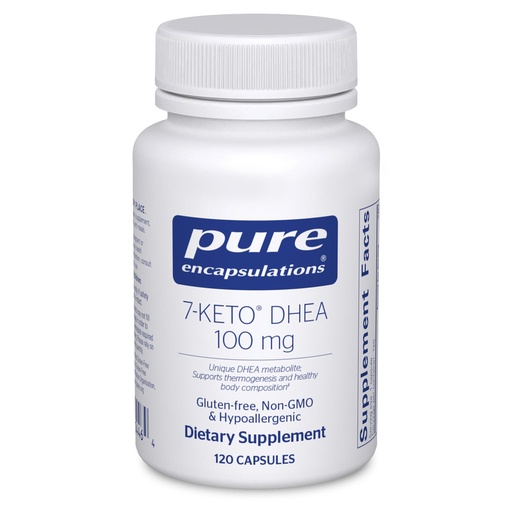[BRSWKHQEBR7BWHDO] Pure Encapsulations 7-Keto DHEA 100 mg | Unique DHEA Metabolite Supplement to Support Thermogenesis and Healthy Body Composition* | 120 Capsules
