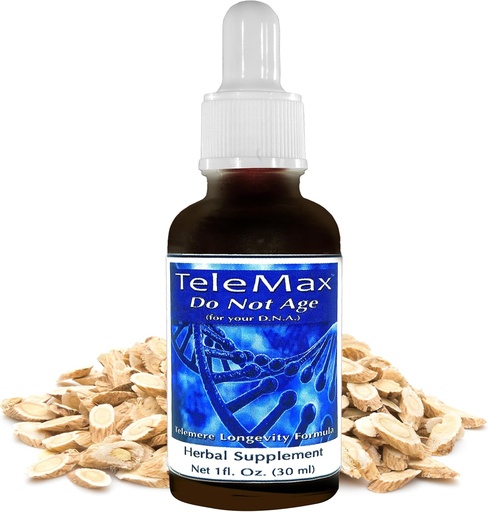 [BRSROAD5AV7QYFLL] Telomere Supplements - Herbal Extracts of Astragalus Root & White Willow Bark for Rejuvenation and Youthful Vitality - Herbal Supplement for Anti Aging 30ml