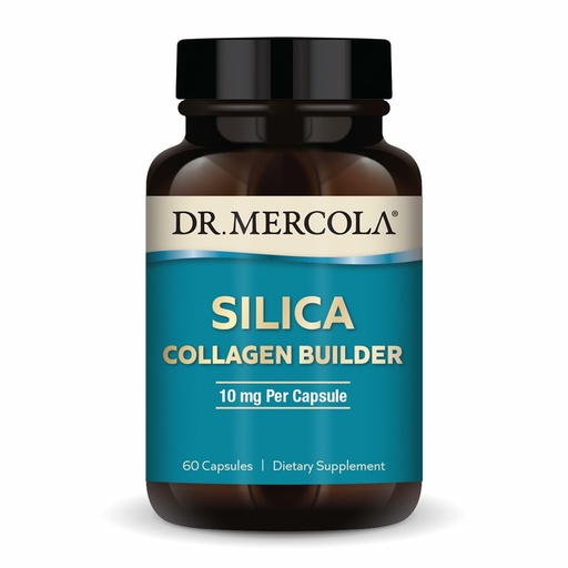 [BRSW2YL4BYIWYCLB] Dr. Mercola Silica Collagen Builder - Plant-Based Silica Supplement to Support Skin, Hair, Nail & Bone Health - Non-GMO, Gluten-Free & Soy-Free - 60 Capsules (60 Servings)