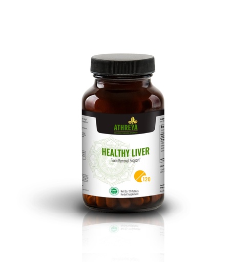 [BRSW2GAOCEBQAD3V] Athreya Herbs Healthy Liver Tablets | 120 Tablets | Ayurvedic Herbal Blend Supports Toxin Removal | Supports Liver Care | Maintain Liver-Immune| Vegan, Non-GMO | 30 Day Supply