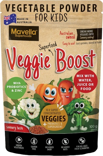 [BRSW2AIFDMJR62DF] Vegetable Powder for Kids Veggie Boost Probiotics fibers Super Greens Pea Protein Nutritious Supplement Savoury Flavored 3.52oz (100g)