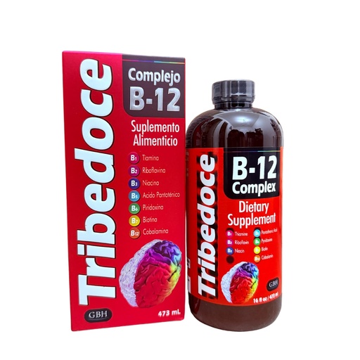 [BRSRA2YTPIMWG236] B-12 Complex Liquid Dietary Supplement - High Potency Vitamin B Complex with Thiamine, Riboflavin, Niacin, Pantothenic Acid, Pyridoxine, Biotin, and Cobalamin, Non-GMO, Gluten Free, 16 fl oz