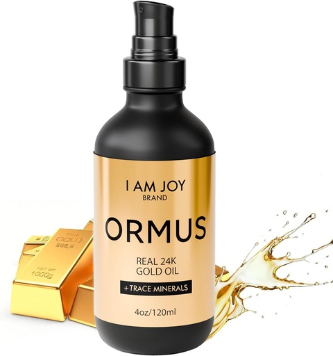[BRSWY2YFAR7Q2E3A] I Am Joy Co. Ormus Gold Oil Monoatomic | Supports Deeper Thought, Intuitive Awareness & Dream Clarity | Rich with Minerals, Platinum, Iridium | Non-Chemical Extraction | 4oz