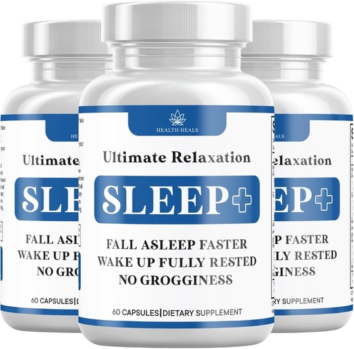[BRSROATYBYCBE3T6] Relaxation Sleep Aid, Natural Non-Habit Forming, Sleep Supplement Developed to Support for Longer & Better Sleep, Chamomile, Magnesium, Melatonin, Ashwagandha, GABA, Drug-Free (180 Count)