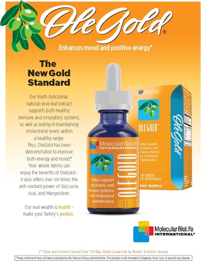 [BRSWGFQ5A56GCFLK] OleGold-lid Olive Leaf Extracl - Hydroxytyrosol, Tyrossol i Olepol