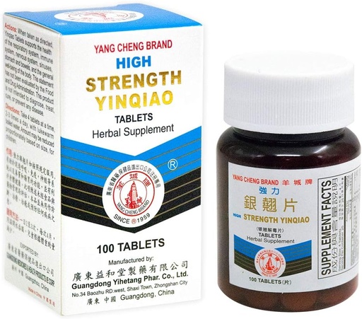 [BRSWIG37BV6RAFYV] Yin Chiau (Yin Chiao) Bảng giấy hỗ trợ Respiatory và Immune System (100 bảng) (1 bình) (Solstice)