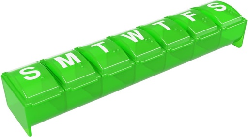 [BRSWIEA2OQARSHL2] EZY DOSE Savaitės (7-Diena) pilių organizatorius, Medicinos Planeris su dideliais departamentais lengvai pašalinti, BPA- Free Vitaminas Box, Travel- Friendly pill Case, Patvarus & Portable, Spalva gegužės Vary