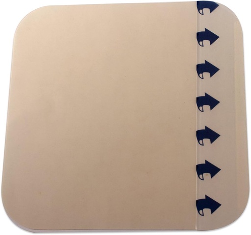 [BRSWIB3YBNYBS2DY] Dynarex DynaDerm Ropa de Hidrocolloide, Bandajes de Moisla Sterile para Libras, 6" x 6", Extra Thin &amp; Latex-Free, Se envía en Patches Peel-Down, 1 Caja de 5 Vestidos