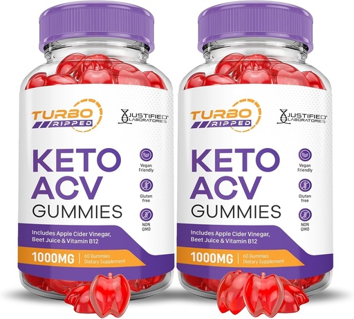 [BRSRAGAKOQNWYCDK] 合理实验室(2 Pack Turbo Ript Keto ACV 高级公式 1000MG Keto 苹果 苹果 苹果 苹果 醋 配有 石榴 甜菜 果汁 粉 B12 Vegan Non GMO 120 Gummies