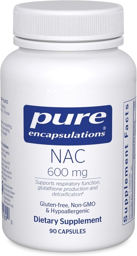 [BRSWIHIIOUDRQHQ5] Čisté enkapsulace NAC 600 mg - N- acetyl cystein NAC doplněk pro Lung Health & Imunitary Support, Jaterní podpora a antioxidanty * - s Freeform N- Acetyl- L- Cysteine - 90 Kapsle
