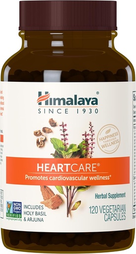 [BRSWIY33BYHB6336] Himalaya HeartCare - Herbal Heart Health Supplements with Ashwagandha and Amla - Vegan, Non-GMO, Gluten Free, 720 mg, 120 Capsules
