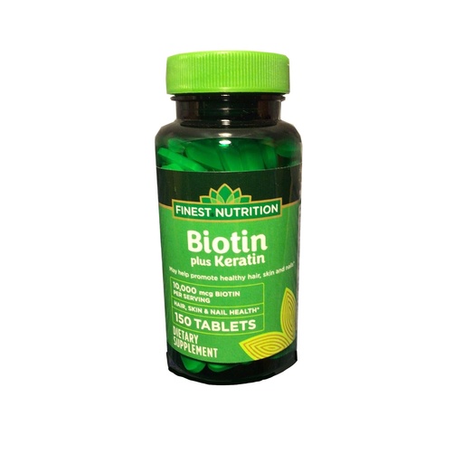 [BRSWYZ36OEIGOGYV] ZZP Finest Nutrition Biotin + Keratin 150 Tablets