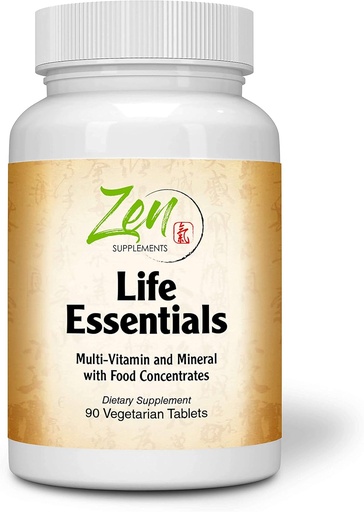 [BRSWY2YRAV7RM2TH] Whole Food Life Essentials Multivitamin - Best Full-Spectrum Vitamins, Minerals, Super Food Nährstoffe, PhytoAlgae, Greens Blend - Beste Ergänzungen für Arthritis Schmerz, Boost Energy & Well-Being -90 Tab