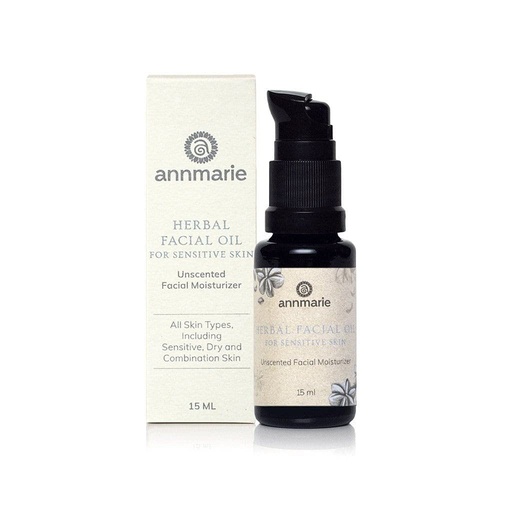 [BRSWGYD3CFYGC2D4] Anmarie Skin Care Herbal Facial Oil For Sensitive Skin - Aceite Facial Inscendente con Squalane, Sacha Inchi Oil + Camellia Seed Oil (15Ml / 0.5 Fl Oz)