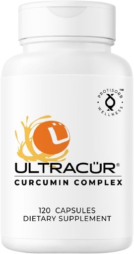 [BRSWKED7CEHWKHI3] UltraCur Curcumin Complex Supplement - Ultra Bioavailable High Absorption Turmeric Curcumin Supplement for Joint, Muscle & Brain Support - Patented Protisorb for Premium Absorption – 120 Capsules