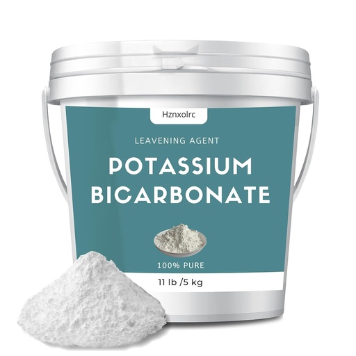 [BRSROGIRBB6ROH3U] 11 lb Potassium Bicarbonate Powder, 100% Pure Potassium Bicarbonate Powder, Potassium Bicarbonate for Plants, Used In Making Wine, Cakes, Cookies and More