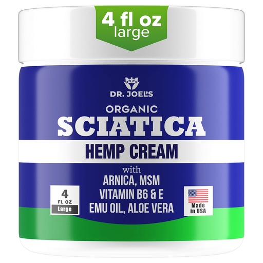 [BRSW22YRAB5GEEL2] Sciatica Cream - Premium Sciatica Cream - Fast Absorption & Maximum Relief - 4 oz Large Value Pack - Made in The USA