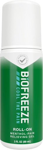 [BRSWIYADPIARMALI] Biofreeze smerte relief Gel, artritt smerte Relever, kne & nedre rygg smerte lindring, såre muskel relief, hals smerte relief, apotek anbefalt, FSA kvalifisert, 3 FL OZ Biofreeze Menthol Gel