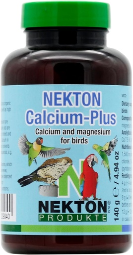 [BRSWGGQFPMHQGA3D] Nekton Calcium Plus - Calcium with Magnesium & Vitamins, White, 140g/5 oz