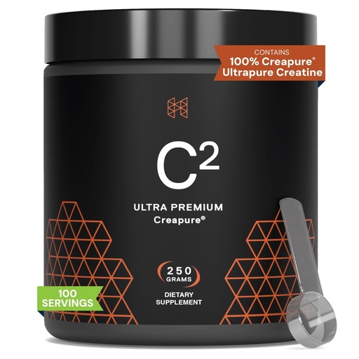 [BRSWIGYZBUBAGFA5] HPN C2 Creatine Monohydrate for Performance, Recovery, Strength, Working Out, Vegan, Non-GMO, Dairy and Soy Free, Independently Tested, Ultrapure Premium Creapure (100 Servings)