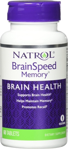 [BRSWIYQPA4GWGAIZ] Natrol BrainSpeed Memory Tablets, 60 Count
