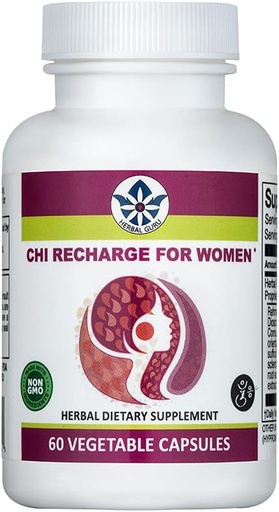 [BRSWY2QCCBYQIG37] Herb Guru CHI ricarica per le donne 60 capsule - Rehmannia Natural Herbs Female Health Supplement