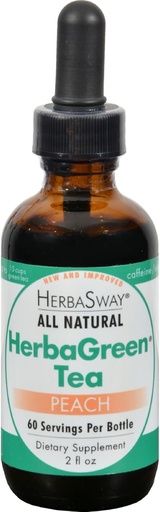 [BRSWIYQYO4FGKETA] Herba Sway - Herbagreen Tea Peach, 2 fl oz liquid