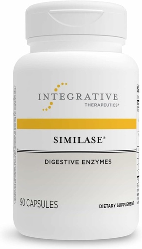 [BRSWIY3YON5WA2D4] Integrative Therapeutics Similase - Digestive Enzyme Supplement for Adults - Supports Digestion and Assimilation of Nutrients* - Dairy-Free & Vegan - 90 Count (45 Servings)