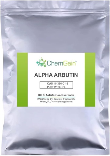 [BRSRMBQ5DMNB6CT3] Alpha Arbutin Powder - 25 g (0.88 oz) - Ultra Pure - CAS 84380-01-8